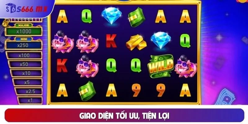 Giao diện tối ưu, tiện lợi