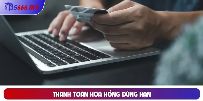 Thanh toán hoa hồng đúng hạn